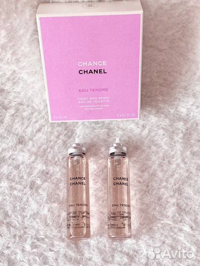 Chanel Chance eau Tendre 2 флакона