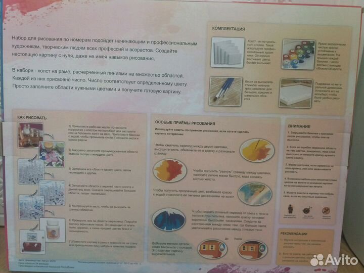 Картина по номерам