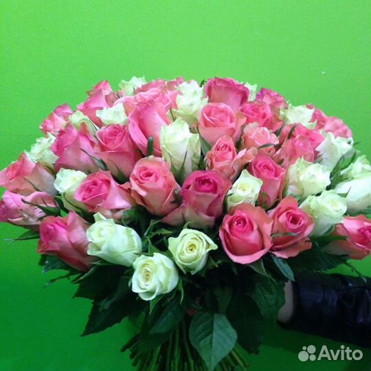 Цветы розы букет