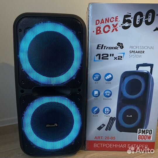 Колонки Eltronic 20-05, 800W новая