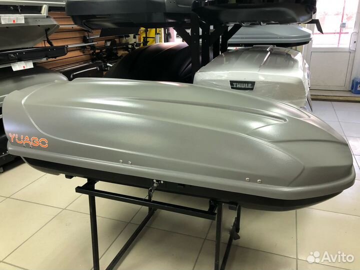 Автобокс багажник на крышу Hyundai Terracan