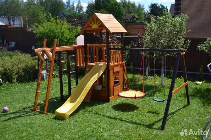 Игровые деревянные площадки