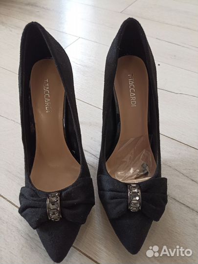 Туфли замшевые новые 35 размер