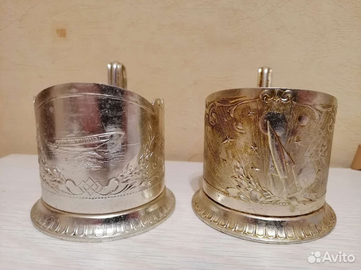 Подстаканник СССР, метеор, ракета
