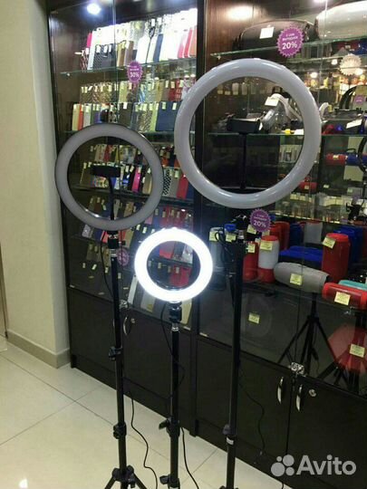 Кольцевые лампы от 16 см до 54 см