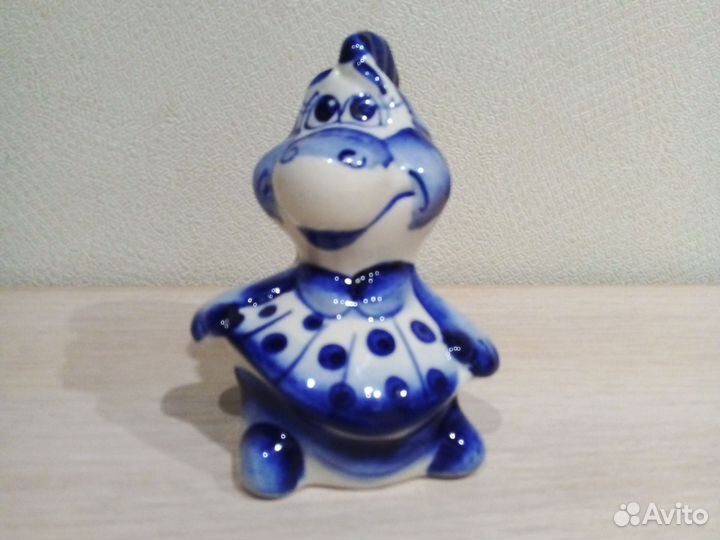 Фигурка дракона гжель