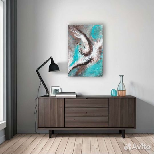 Интерьерная картина акрилом на холсте