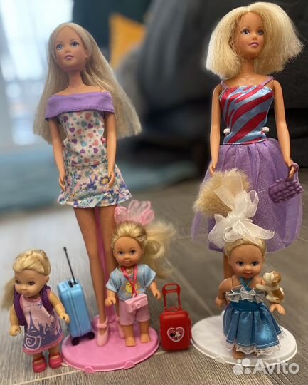 Куклы барби 90х, Штеффи, Матель, Симба, Скипер