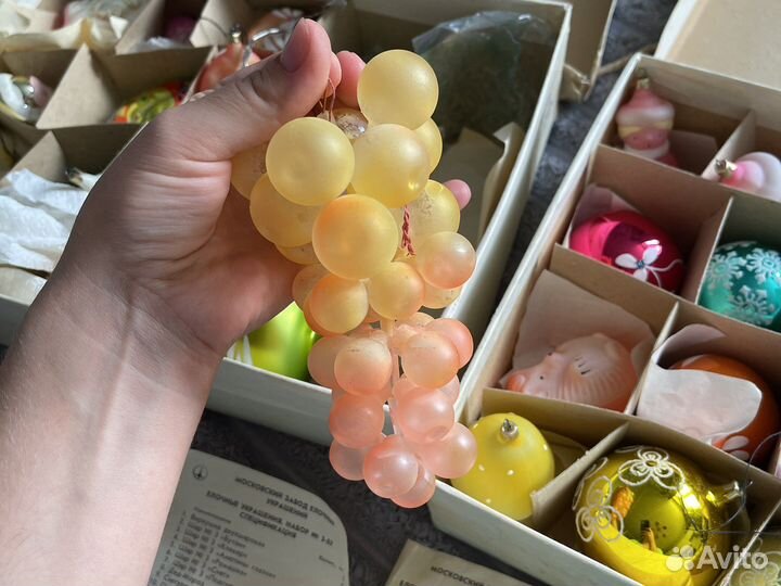 Елочные игрушки СССР