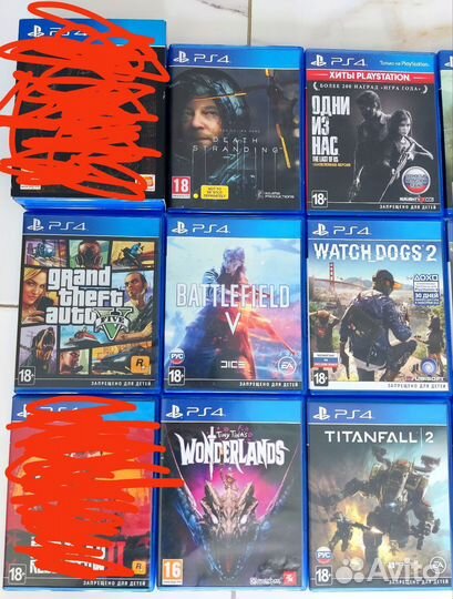 Игры для Sony Playstation 4 (диски PS4)