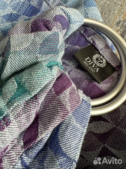 Слинг с кольцами для новорожденных Diva Milano