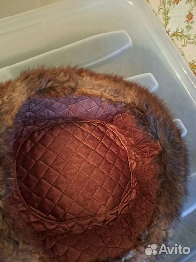 Мужская зимняя шапка из ондатры