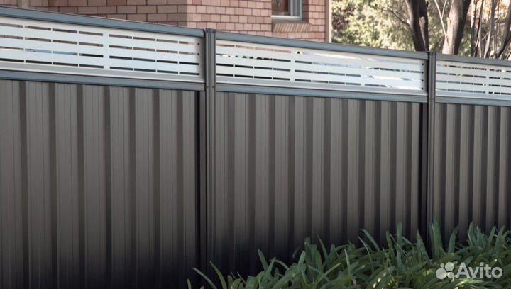 Забор из профнастила 
