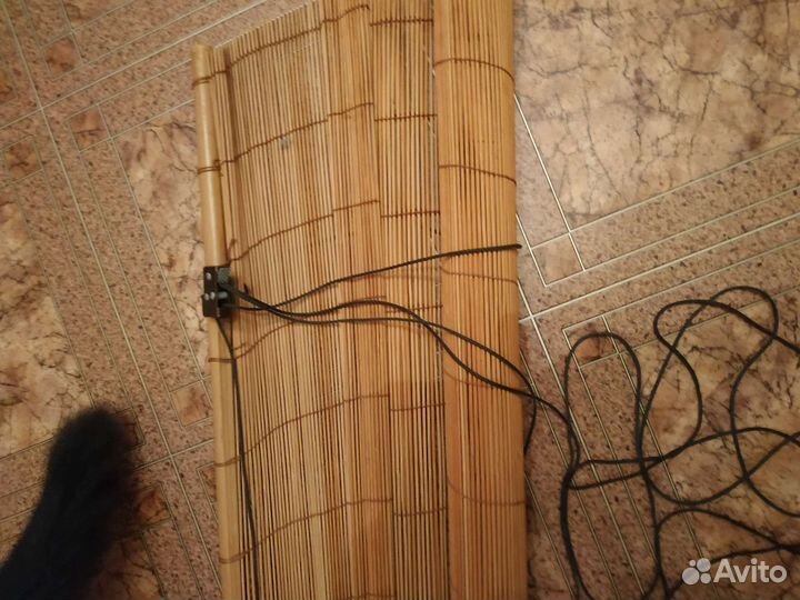 Бамбуковая штора на окно от солнца