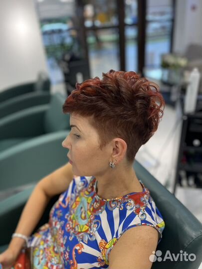 Стрижка и окрашивание волос