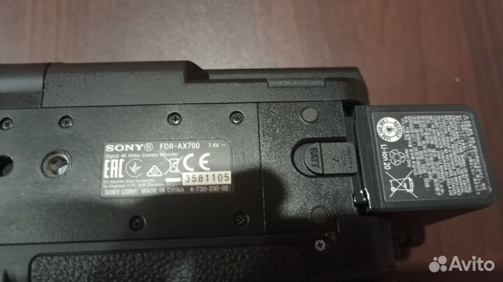 Видеокамера Sony FDR-ax700 4k