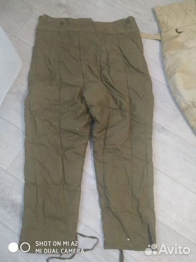 Брюки ватные