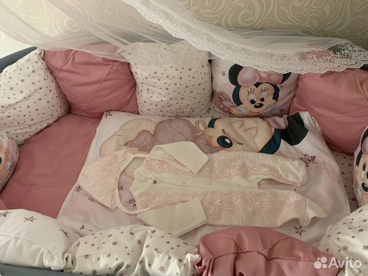 Бортики в кроватку