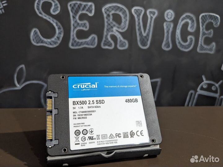 Ssd Crucial BX500 480gb