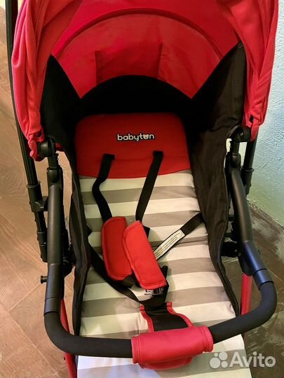Коляска babyton mobile red