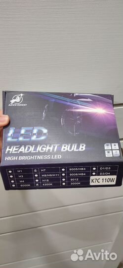 Светодиодные лампы h7 dawnknight k7c