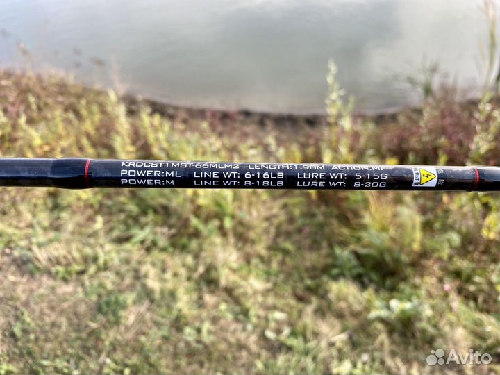 Кастинговый спиннинг с катушкой