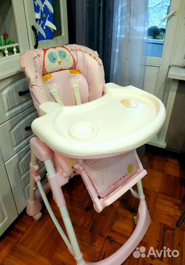 Стульчик для кормления happy baby