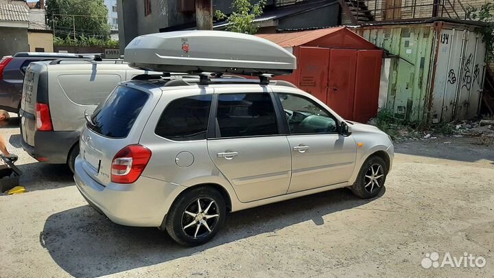 Автобокс Joker 530 литров, 180 см, Серый