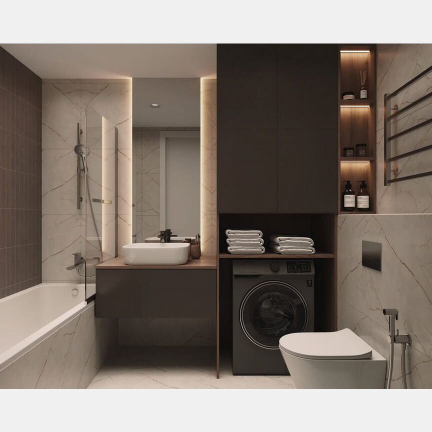 2-к. квартира, 55,2 м², 12/25 эт.