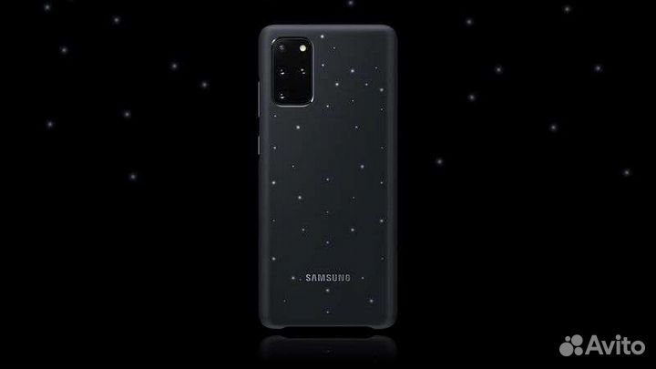 Чехол Samsung Leather Cover s20 + Черный