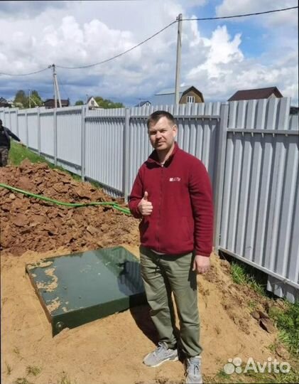 Автономная канализация с установкой дачный