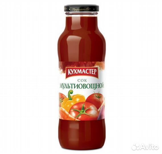 Сок Кухмастер Мультиовощной с мякотью 700 мл