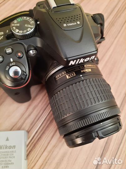 Фотоаппарат nikon d5300 + объектив kit