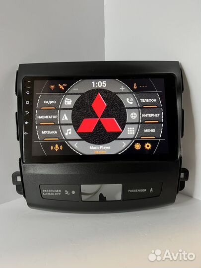 Магнитола Mitsubishi Outlander xl Android