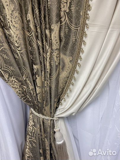 Шторы жаккард бархат