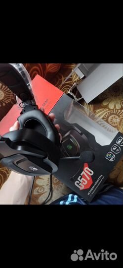 Игровые наушники A4Tech Bloody G570 черные