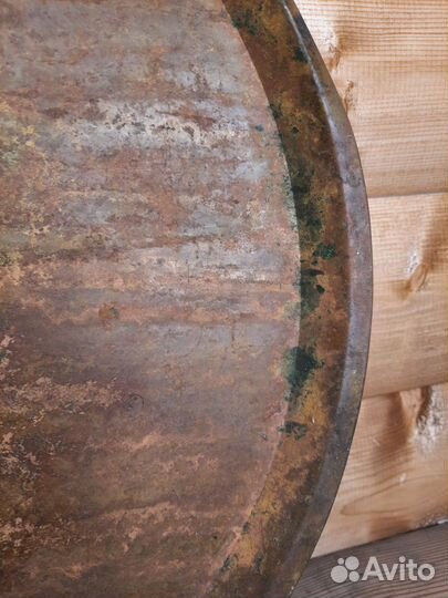 Поднос Латунь Для Самовара 19-20 Век
