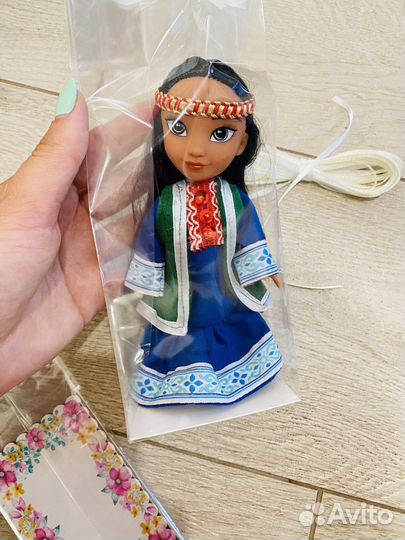 Кукла 15см в национальном костюме