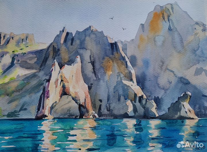 Картина акварель 