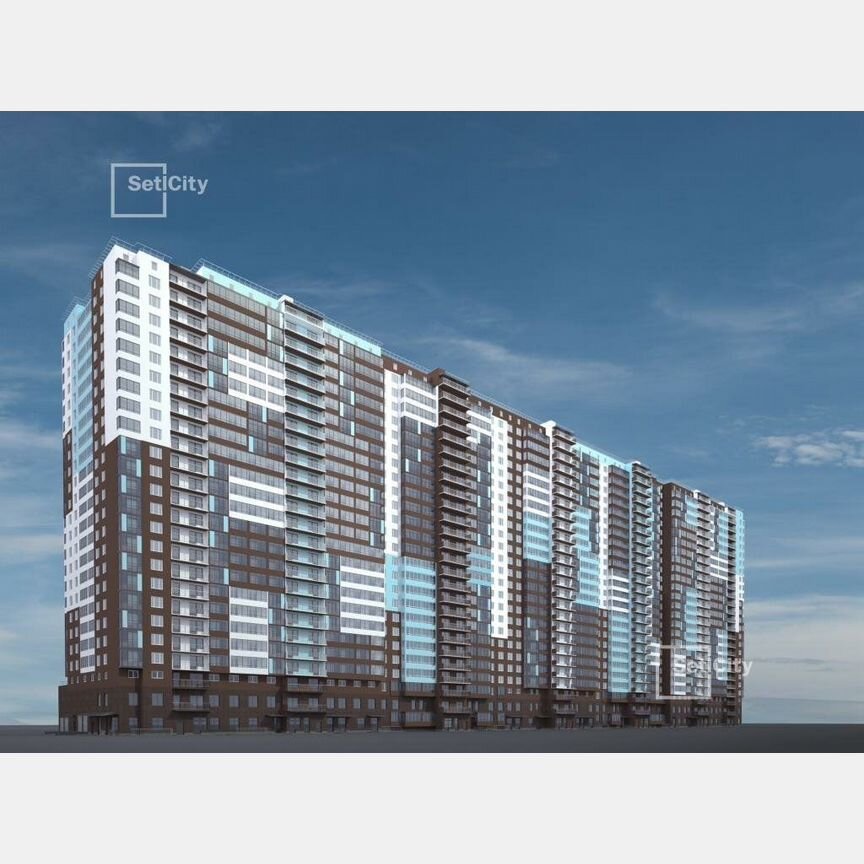 Квартира-студия, 25,4 м², 9/25 эт.
