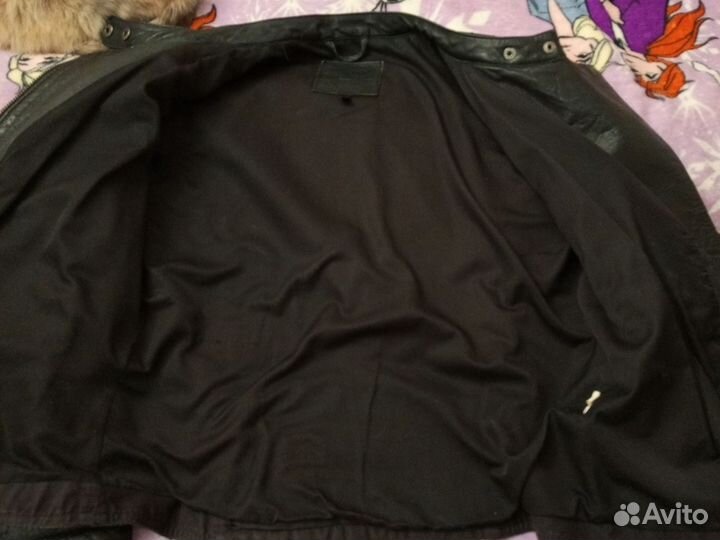 Куртка косуха натуральная кожа байкерская Italia