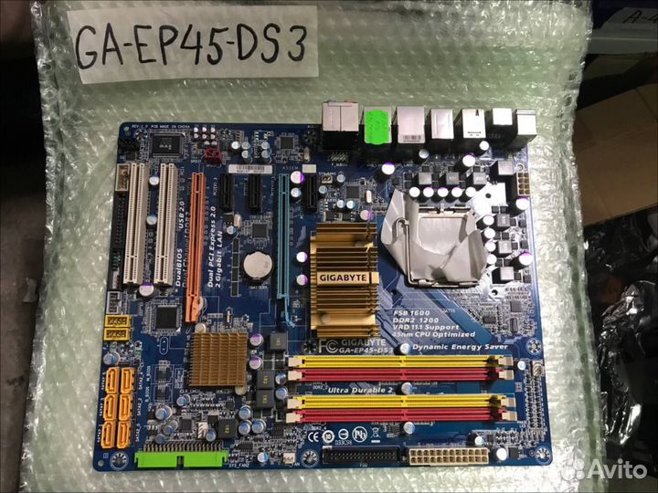 Материнская Плата Gigabyte GA-EP45-DS3 rev:1.0