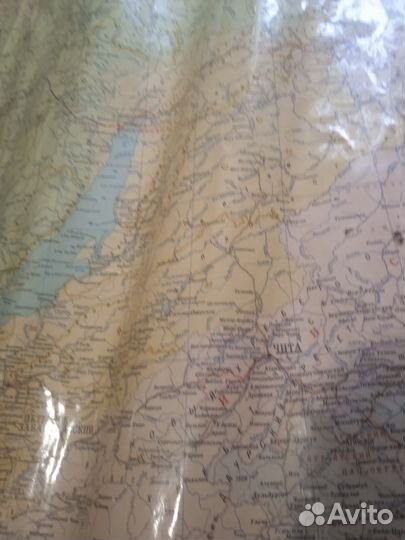 Карта бам времен СССР