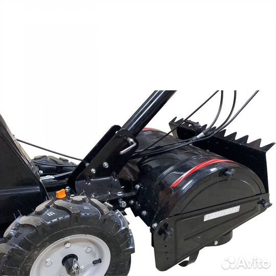 Мотоблок с активной фрезой