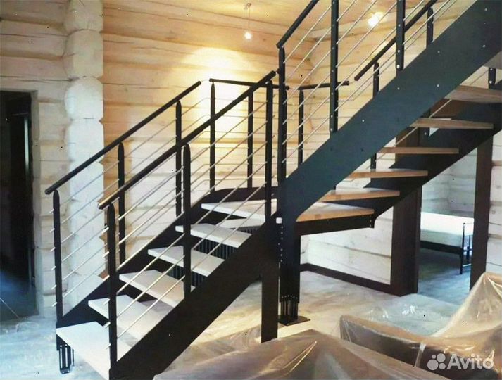 Лестницы на металлокаркасе от изготовителя