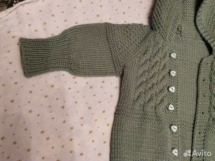 Вязанный комбинезон детский 68