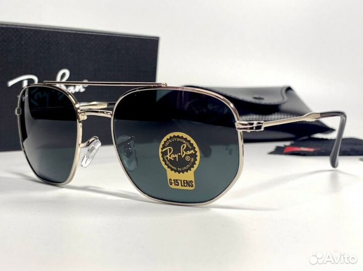 Очки Ray Ban Aviator хром