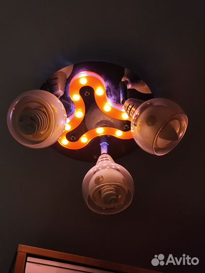 Люстра потолочная бу