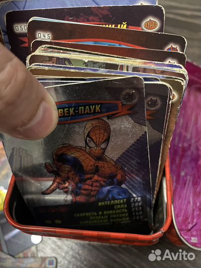 Карточки человек паук