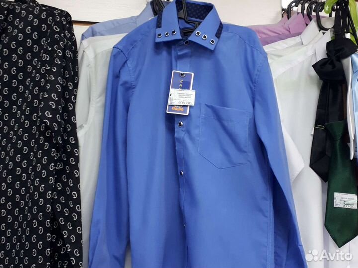 Рубашка для мальчика белая в школу